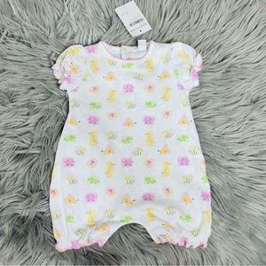 Kissy kissy baby animal print outfit | NWT |